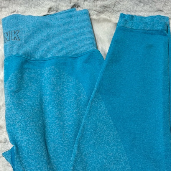 Victoria secret women’s PINK ACTIVE LEGGINGS teal size small - Picture 8 of 12